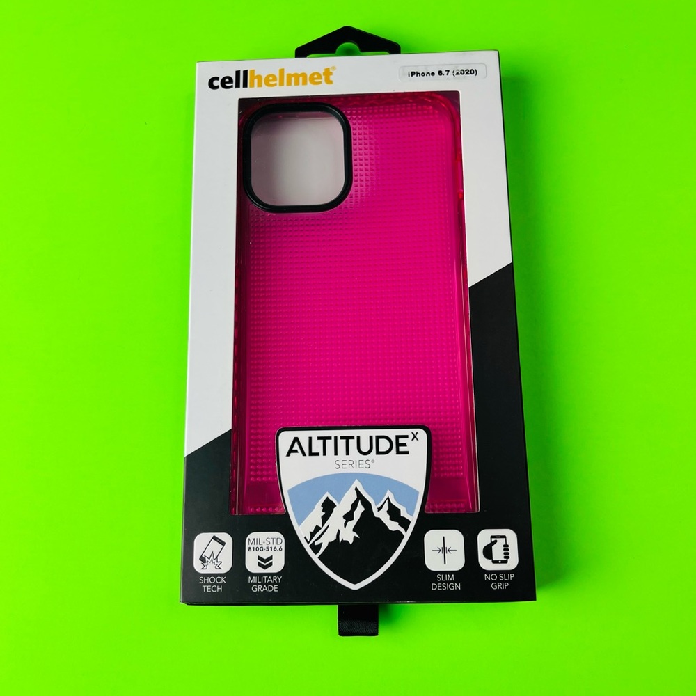 Cellhelmet Altitude Series iPhone 12 Pro Max Military Grade Pink Case